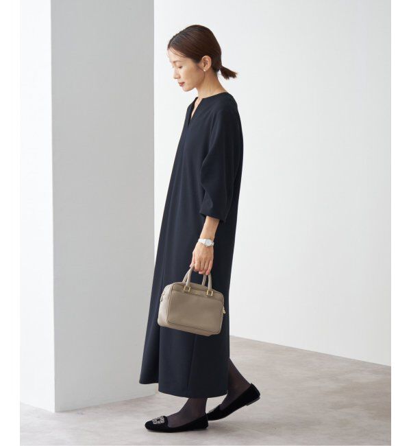 IENA「《WEB限定/追加2》タックスリーブワンピース」|ワンピース|