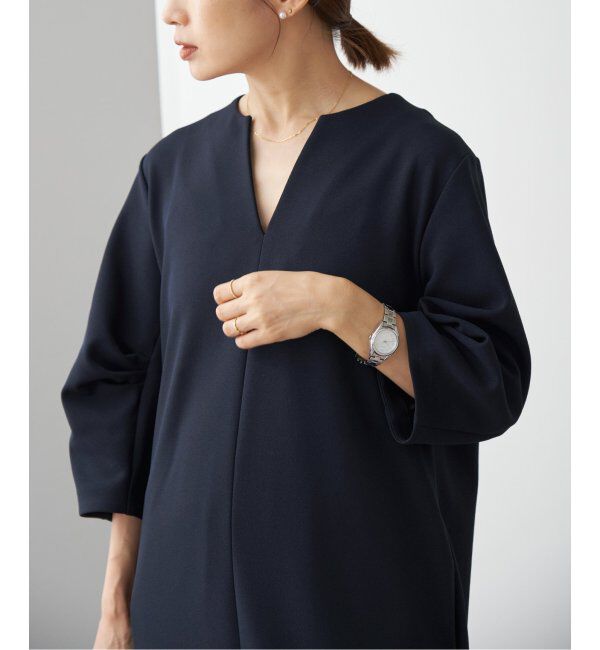 IENA「《WEB限定/追加2》タックスリーブワンピース」|ワンピース|