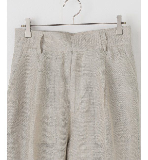 IENA LA BOUCLE「DELIY/デリー linen leno weave パンツ DLY-076166」|その他|