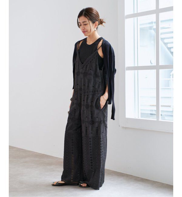 IENA「《WEB限定/追加6》レースオールインワン」|オールインワン|