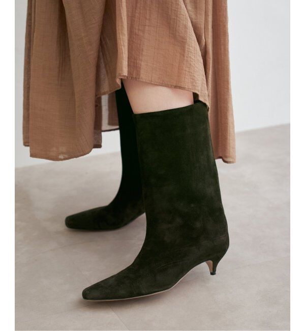 IENA「NEBULONI E./ネブロー二 KHAKI CAM ミドルブーツ」|ロングブーツ|