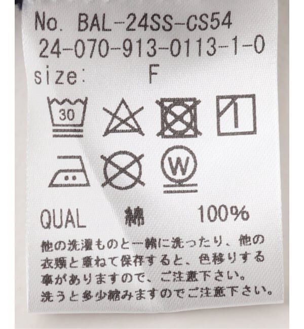 SLOBE IENA「《WEB限定/追加4》BALMYDAYS / バルミーデイズ SLOBE別注 FELIX TEE」|Tシャツ・カットソー|