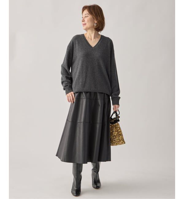 VERMEIL par iena「Cashmere100 Vネック knit」|ニット・セーター|