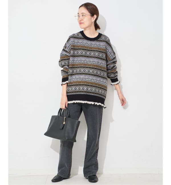 SLOBE IENA「フェアアイルプルオーバー」|ニット・セーター|