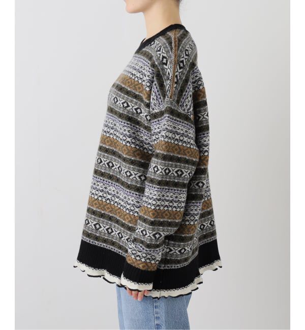 SLOBE IENA「フェアアイルプルオーバー」|ニット・セーター|