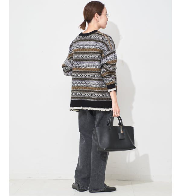 SLOBE IENA「フェアアイルプルオーバー」|ニット・セーター|