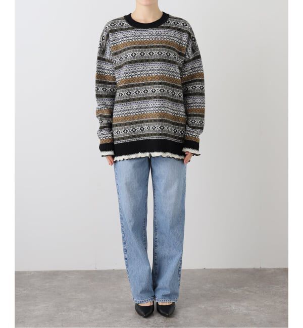 SLOBE IENA「フェアアイルプルオーバー」|ニット・セーター|