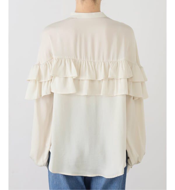 SLOBE IENA「ダブルフリルブラウス」|シャツ・ブラウス|