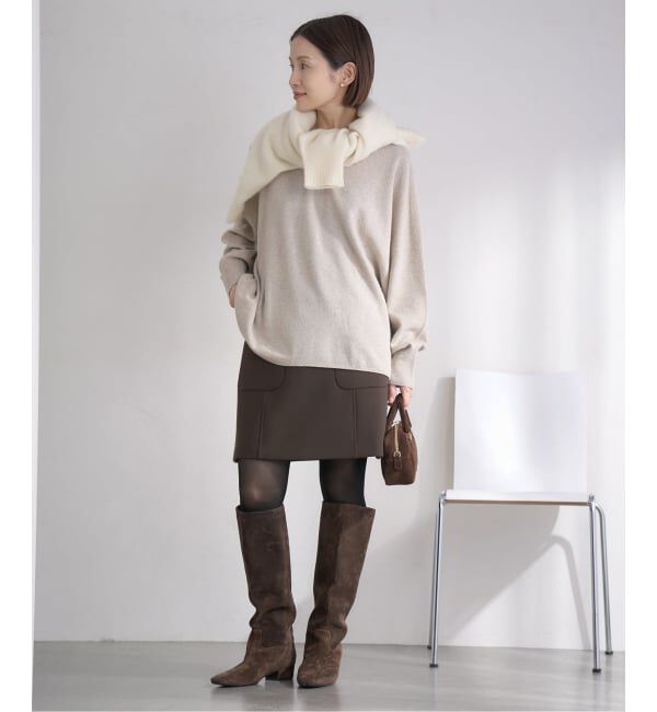 IENA「《追加》FLEXウールライトミニスカート」|スカート|