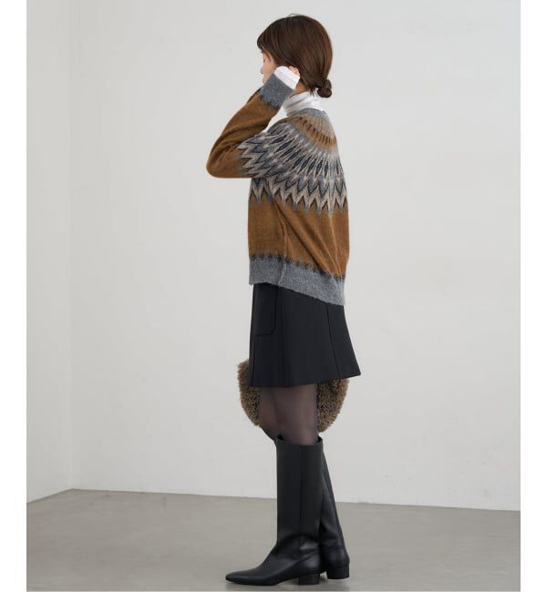 IENA「《追加》FLEXウールライトミニスカート」|スカート|