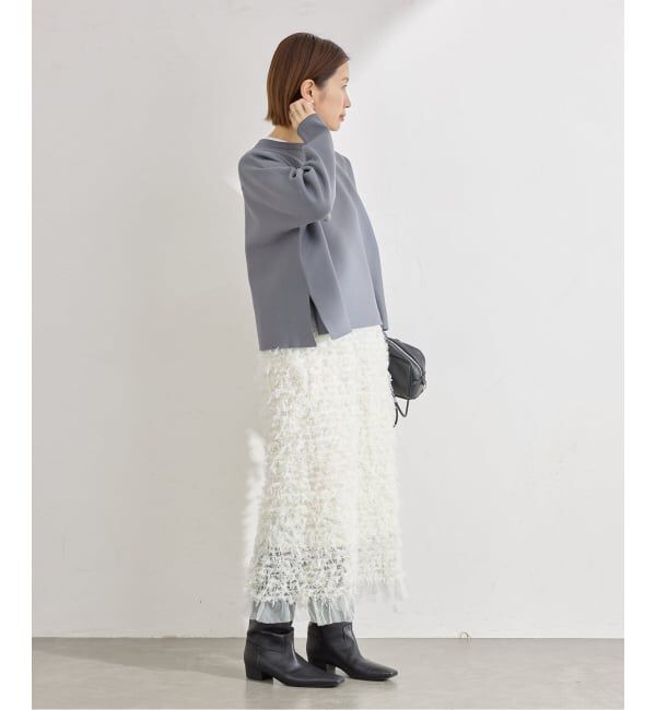 IENA「《予約》チュールテープスカート」|スカート|