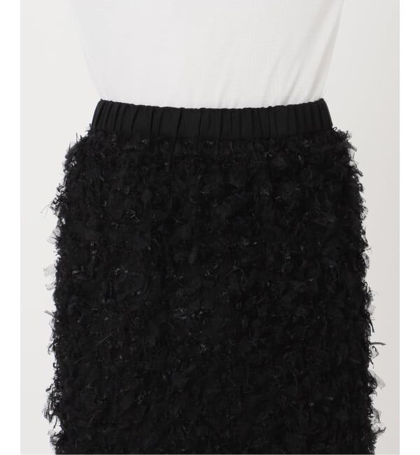 IENA「《予約》チュールテープスカート」|スカート|