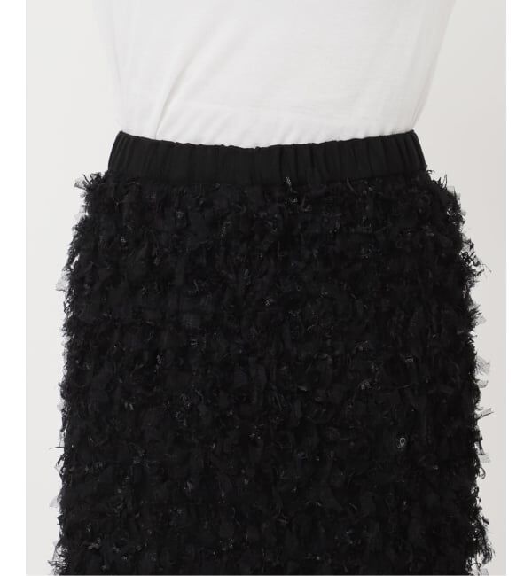 IENA「《予約》チュールテープスカート」|スカート|