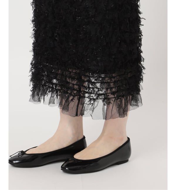 IENA「《予約》チュールテープスカート」|スカート|