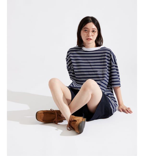 Paris Saint-Germain「【Paris Saint-Germain】ダブルストライプ Tシャツ」|Tシャツ・カットソー|