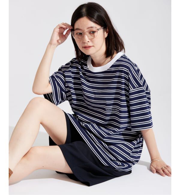 Paris Saint-Germain「【Paris Saint-Germain】ダブルストライプ Tシャツ」|Tシャツ・カットソー|