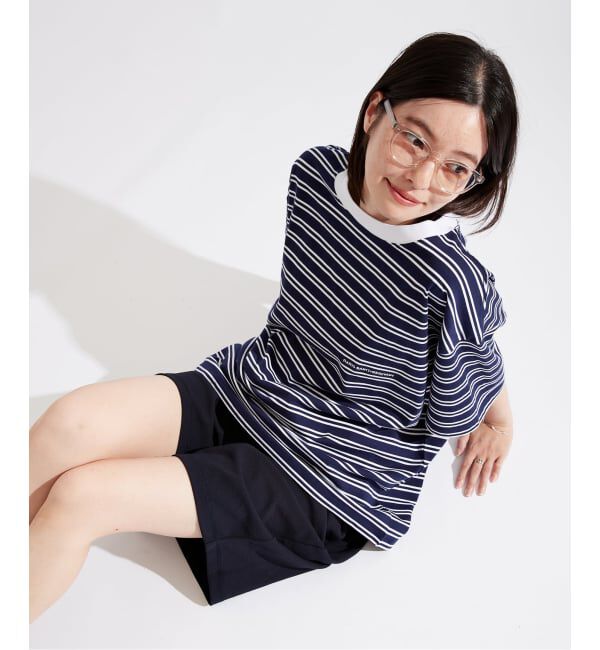 Paris Saint-Germain「【Paris Saint-Germain】ダブルストライプ Tシャツ」|Tシャツ・カットソー|