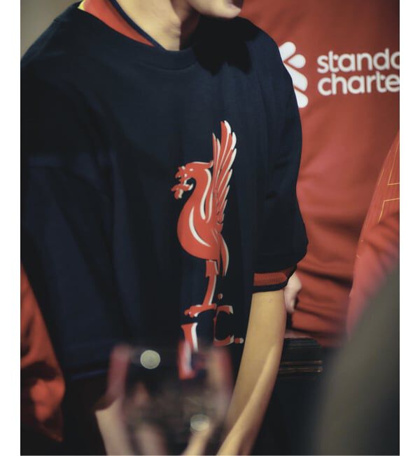 Liverpool FC「【Liverpool FC / リバプール FC】VINTAGE FLOCKING PRINT Tシャツ」|Tシャツ・カットソー|