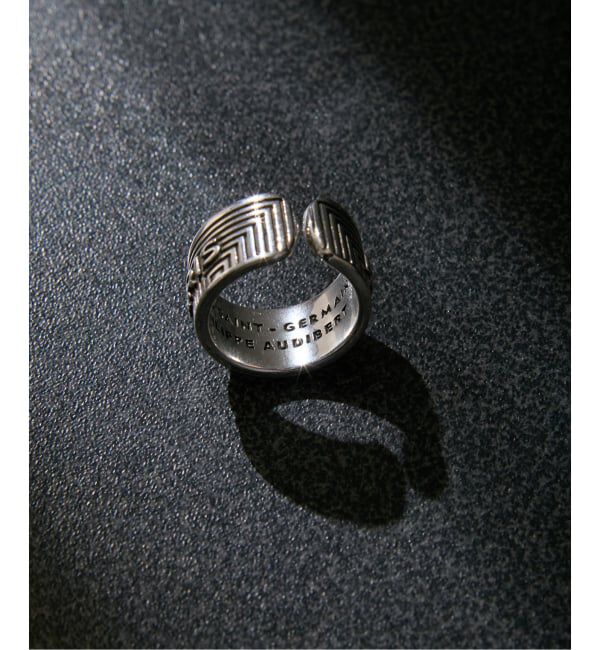 Paris Saint-Germain「【PHILIPPE AUDIBERT / フィリップ オーディベール】PSG Rellef ring BG4425- L」|リング|