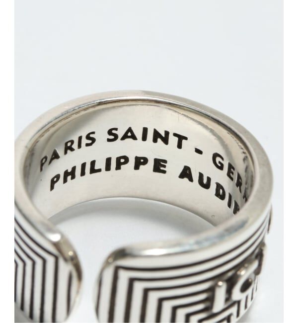 Paris Saint-Germain「【PHILIPPE AUDIBERT / フィリップ オーディベール】PSG Rellef ring BG4425- L」|リング|