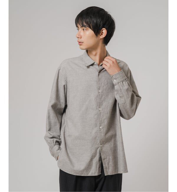 EDIFICE「ETS.MATERIAUX(マテリオ) ネル フレンチ ワーク シャツ」|シャツ・ブラウス|
