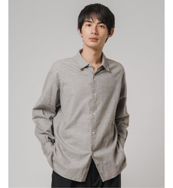 EDIFICE「ETS.MATERIAUX(マテリオ) ネル フレンチ ワーク シャツ」|シャツ・ブラウス|