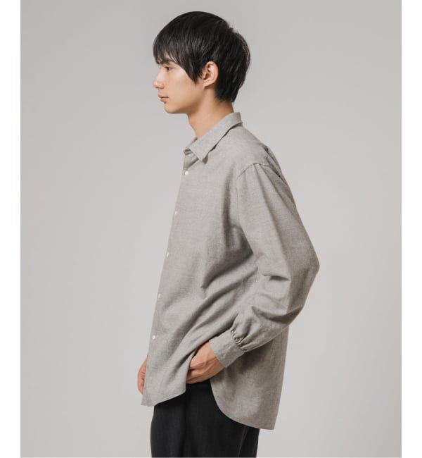 EDIFICE「ETS.MATERIAUX(マテリオ) ネル フレンチ ワーク シャツ」|シャツ・ブラウス|