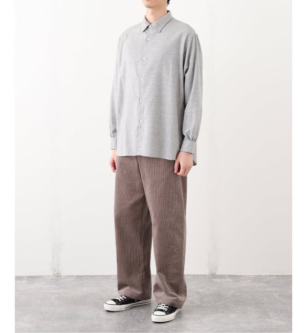 EDIFICE「ETS.MATERIAUX(マテリオ) ネル フレンチ ワーク シャツ」|シャツ・ブラウス|