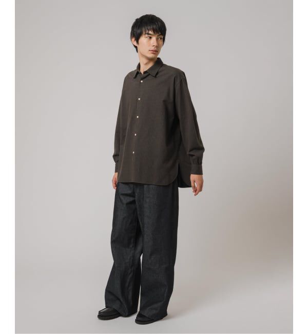 EDIFICE「ETS.MATERIAUX(マテリオ) チェック フレンチ ワーク シャツ」|シャツ・ブラウス|