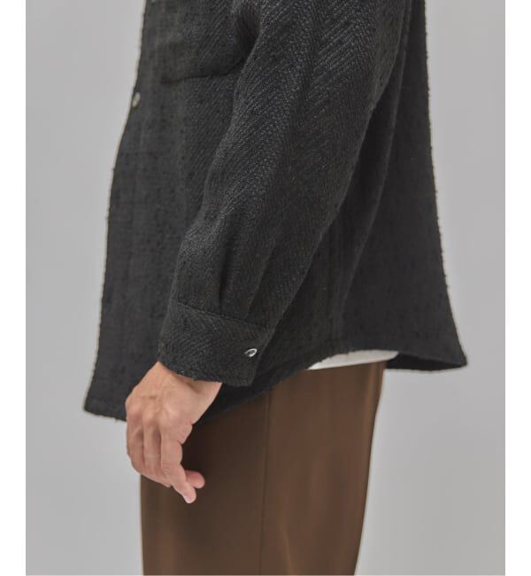 EDIFICE「Frank ツイード シャツ ブルゾン」|シャツ・ブラウス|