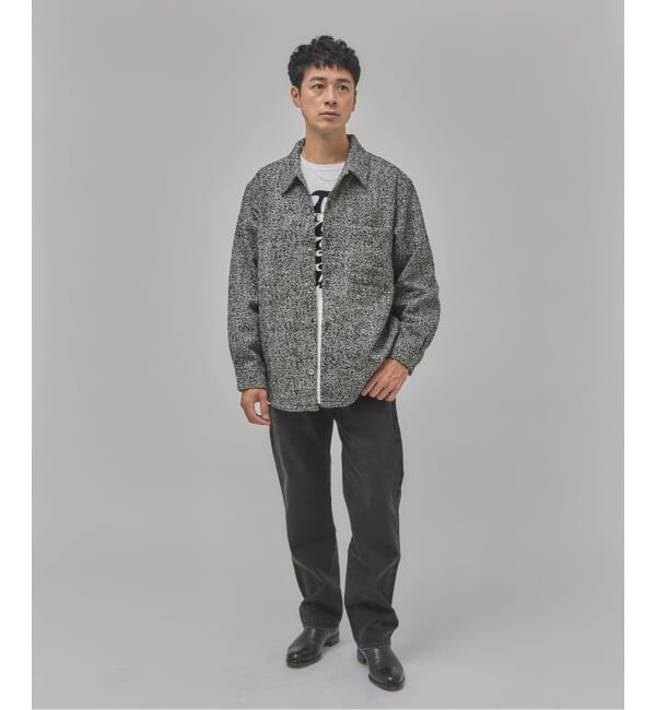 EDIFICE「Frank ツイード シャツ ブルゾン」|シャツ・ブラウス|