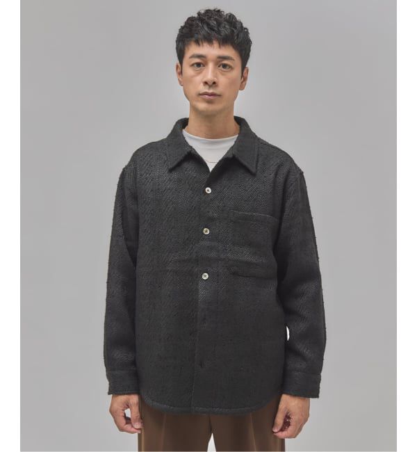 EDIFICE「Frank ツイード シャツ ブルゾン」|シャツ・ブラウス|
