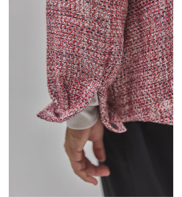 EDIFICE「Frank ツイード シャツ ブルゾン」|シャツ・ブラウス|