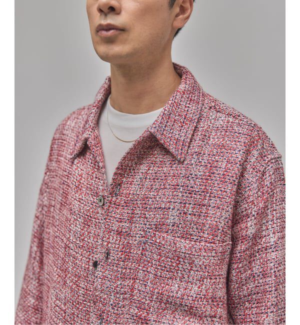 EDIFICE「Frank ツイード シャツ ブルゾン」|シャツ・ブラウス|