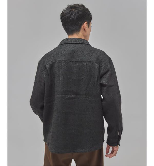 EDIFICE「Frank ツイード シャツ ブルゾン」|シャツ・ブラウス|