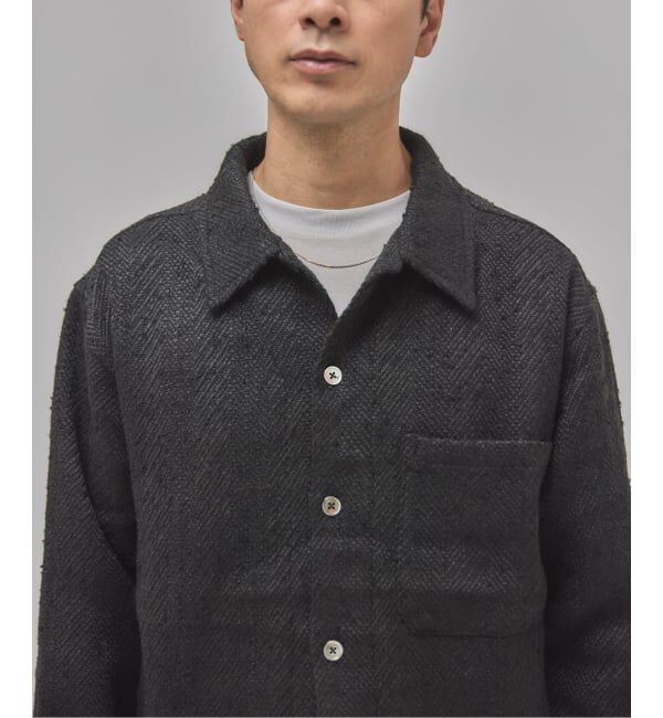 EDIFICE「Frank ツイード シャツ ブルゾン」|シャツ・ブラウス|