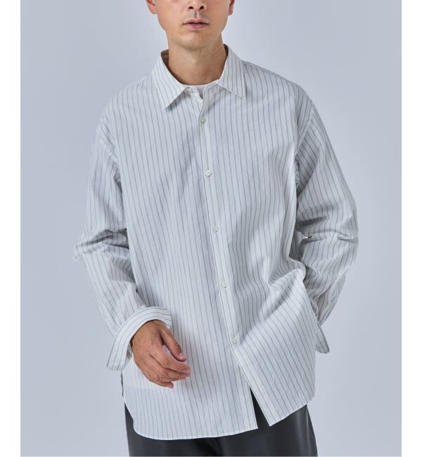 EDIFICE「ETS.MATERIAUX(マテリオ) フレンチ ワーク シャツ」|シャツ・ブラウス|ホワイト A