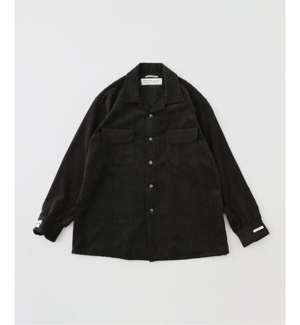 EDIFICE「COUTURE D&rsquo;ADAM (クチュール ド アダム) Corduroy Surf Shirt」|シャツ・ブラウス|ブラック