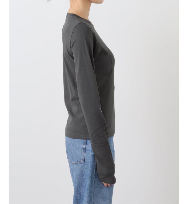 PULP「【Geek Office / ギークオフィス】OPEN YY Knitted BEADED I LOVE YY TEE」|Tシャツ・カットソー|