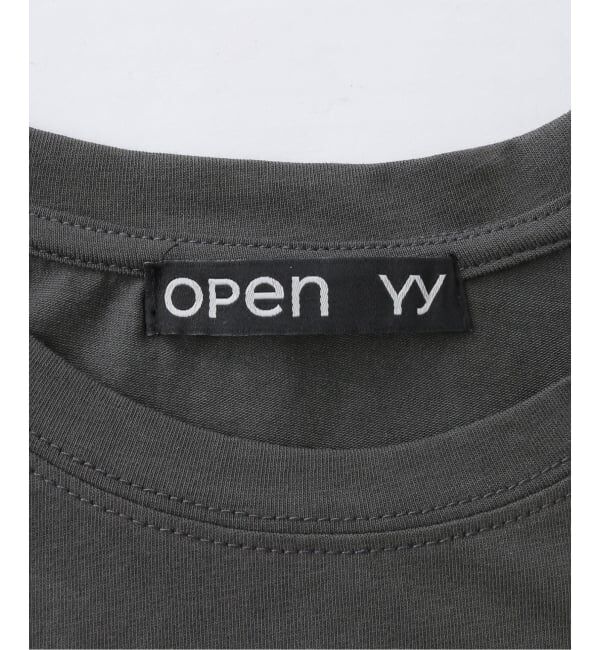 PULP「【Geek Office / ギークオフィス】OPEN YY Knitted BEADED I LOVE YY TEE」|Tシャツ・カットソー|