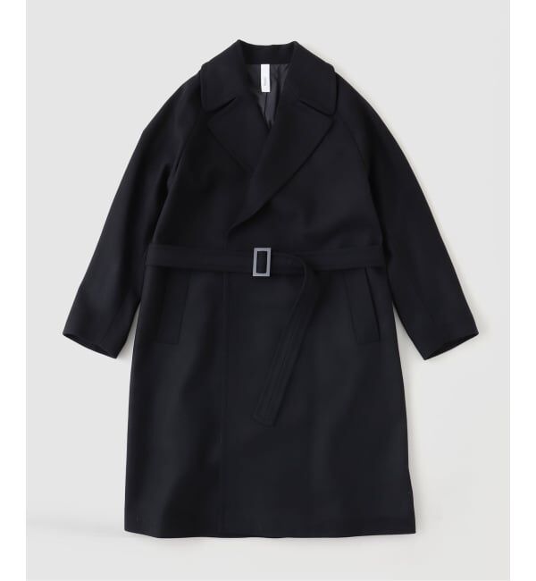 EDIFICE「hevo(イーヴォ) BRINDISI Light Melton コート」|その他|ブラック