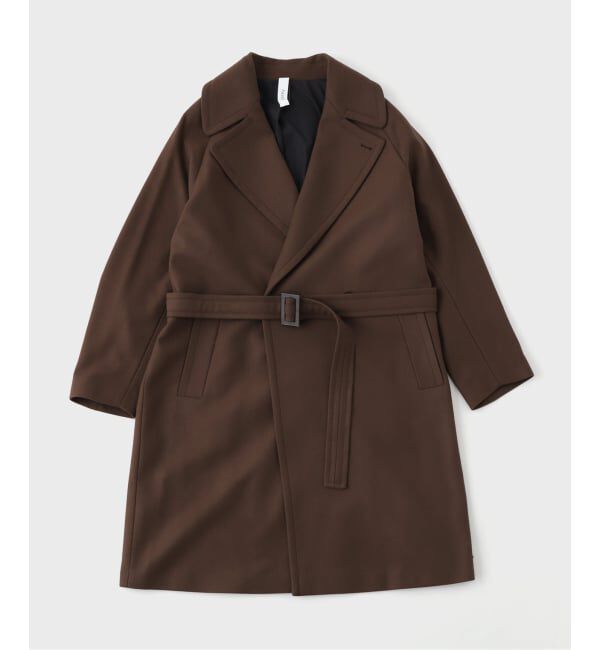 EDIFICE「hevo(イーヴォ) BRINDISI Light Melton コート」|その他|ブラウン