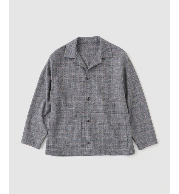 EDIFICE「CARUSO (カルーゾ) Checked Shirts カバーオール」|シャツ・ブラウス|グレーA