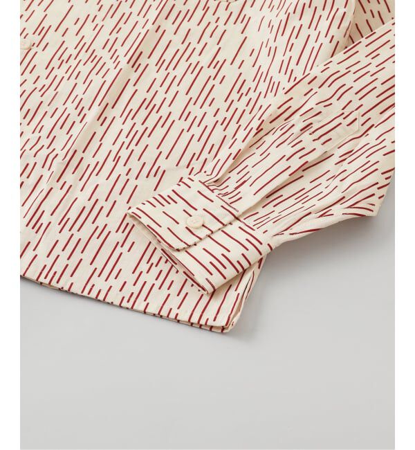 EDIFICE「fursac (フルサック) Cotton overshirt with print clare」|シャツ・ブラウス|