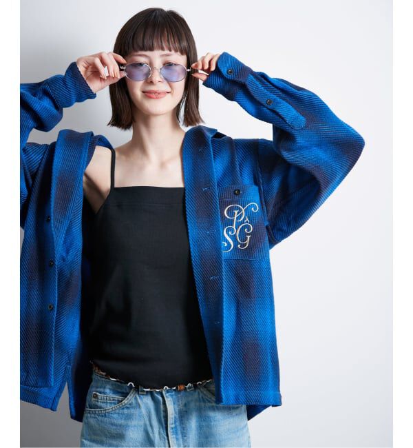 Paris Saint-Germain「【Paris Saint-Germain / パリ・サン＝ジェルマン】 JP Ombre Check C.P.O」|シャツ・ブラウス|