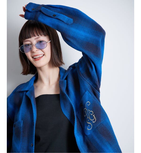 Paris Saint-Germain「【Paris Saint-Germain / パリ・サン＝ジェルマン】 JP Ombre Check C.P.O」|シャツ・ブラウス|