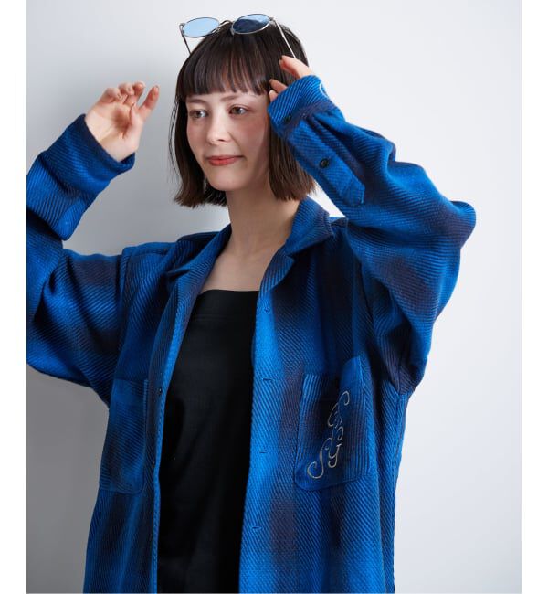 Paris Saint-Germain「【Paris Saint-Germain / パリ・サン＝ジェルマン】 JP Ombre Check C.P.O」|シャツ・ブラウス|