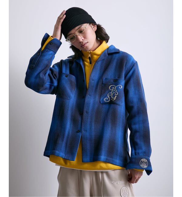 Paris Saint-Germain「【Paris Saint-Germain / パリ・サン＝ジェルマン】 JP Ombre Check C.P.O」|シャツ・ブラウス|
