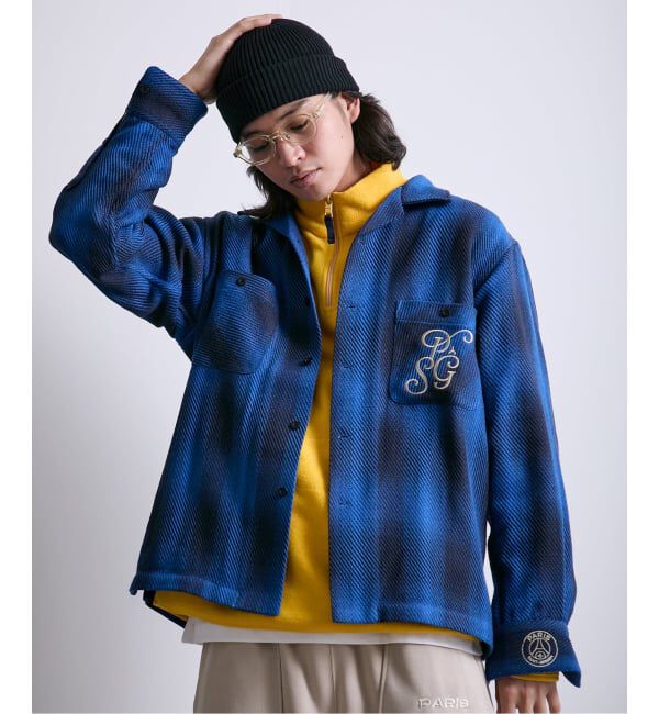 Paris Saint-Germain「【Paris Saint-Germain / パリ・サン＝ジェルマン】 JP Ombre Check C.P.O」|シャツ・ブラウス|