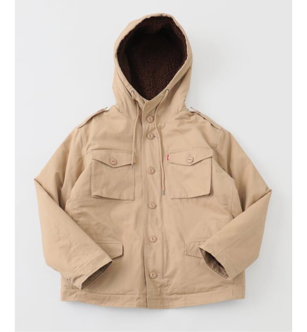 PULP「AFB / エーエフビー BOA MILITARY JACKET」|ミリタリージャケット|ベージュ